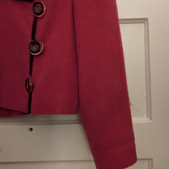 VINTAGE Marvelous Mrs. Maisel Jacket in bold pink  60's jacket! - Picture 7 of 10